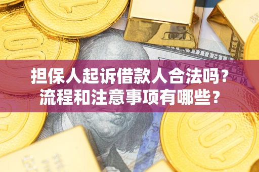 北京担保人起诉借款人合法吗？流程和注意事项有哪些？