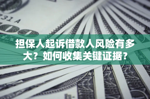 北京担保人起诉借款人风险有多大？如何收集关键证据？