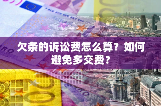 北京欠条的诉讼费怎么算？如何避免多交费？