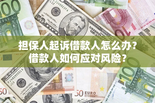 北京担保人起诉借款人怎么办？借款人如何应对风险？