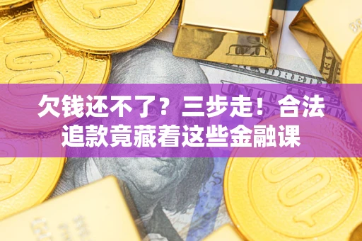 北京欠钱还不了？三步走！合法追款竟藏着这些金融课
